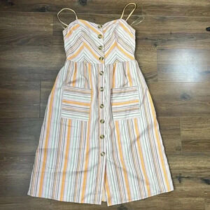 Women's Size Large NWT Style House Striped Summer Dress